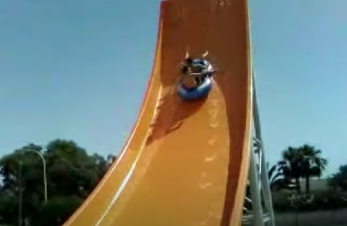 “The Wave” slide, a resounding success