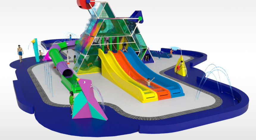 A new interactive water park: The Pyramyd