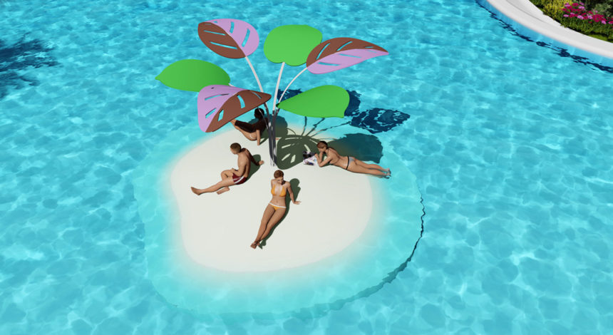SandBank: Artificial islands for relaxing, sunbathing and playing.