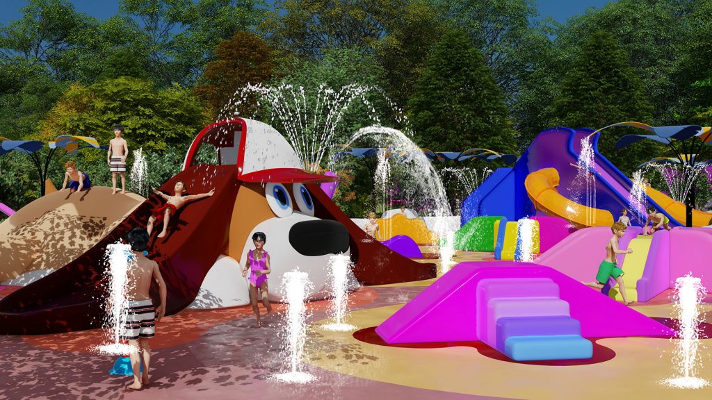 A step forward Soft Splash Pads Amusement Logic