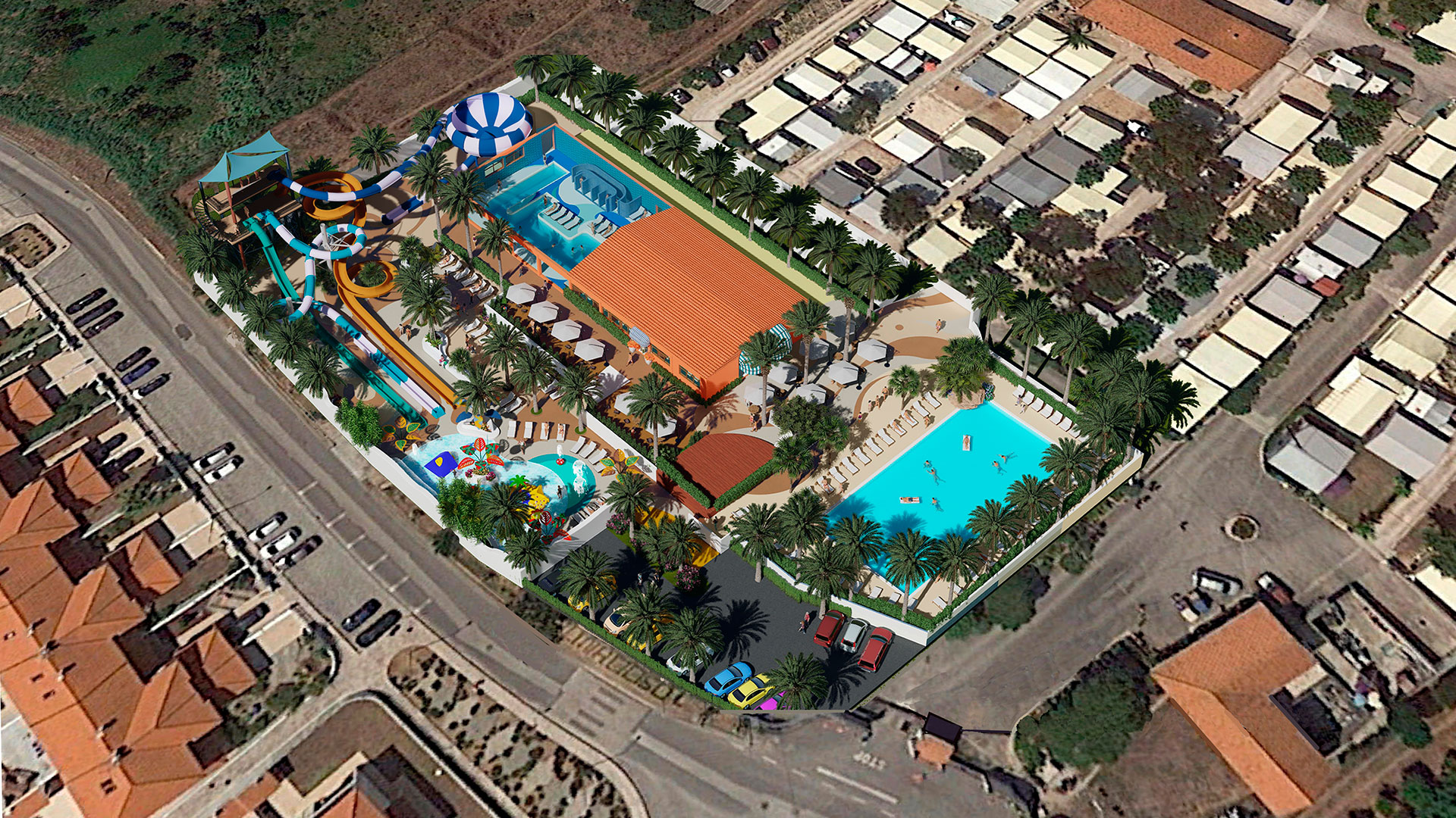 Waterpark in process: Camping Colina do Sol