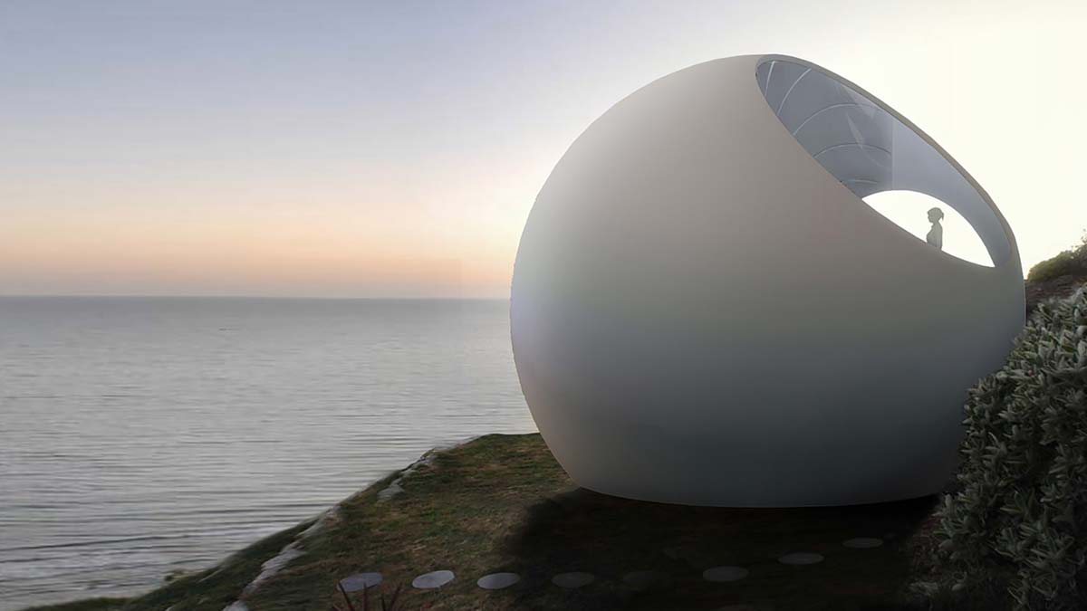 Spherical prefabricated house