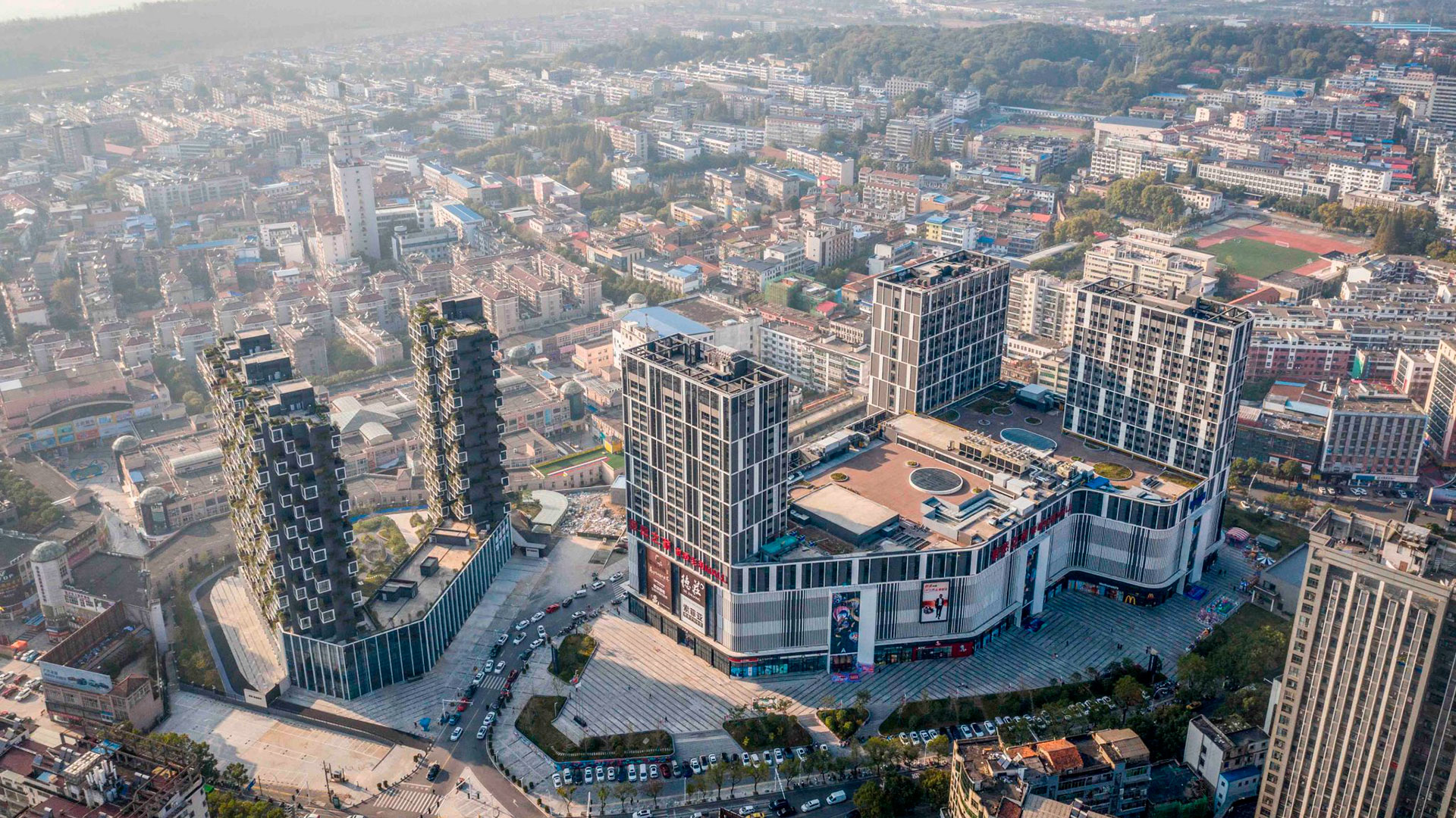 Forest City vertical complex, China