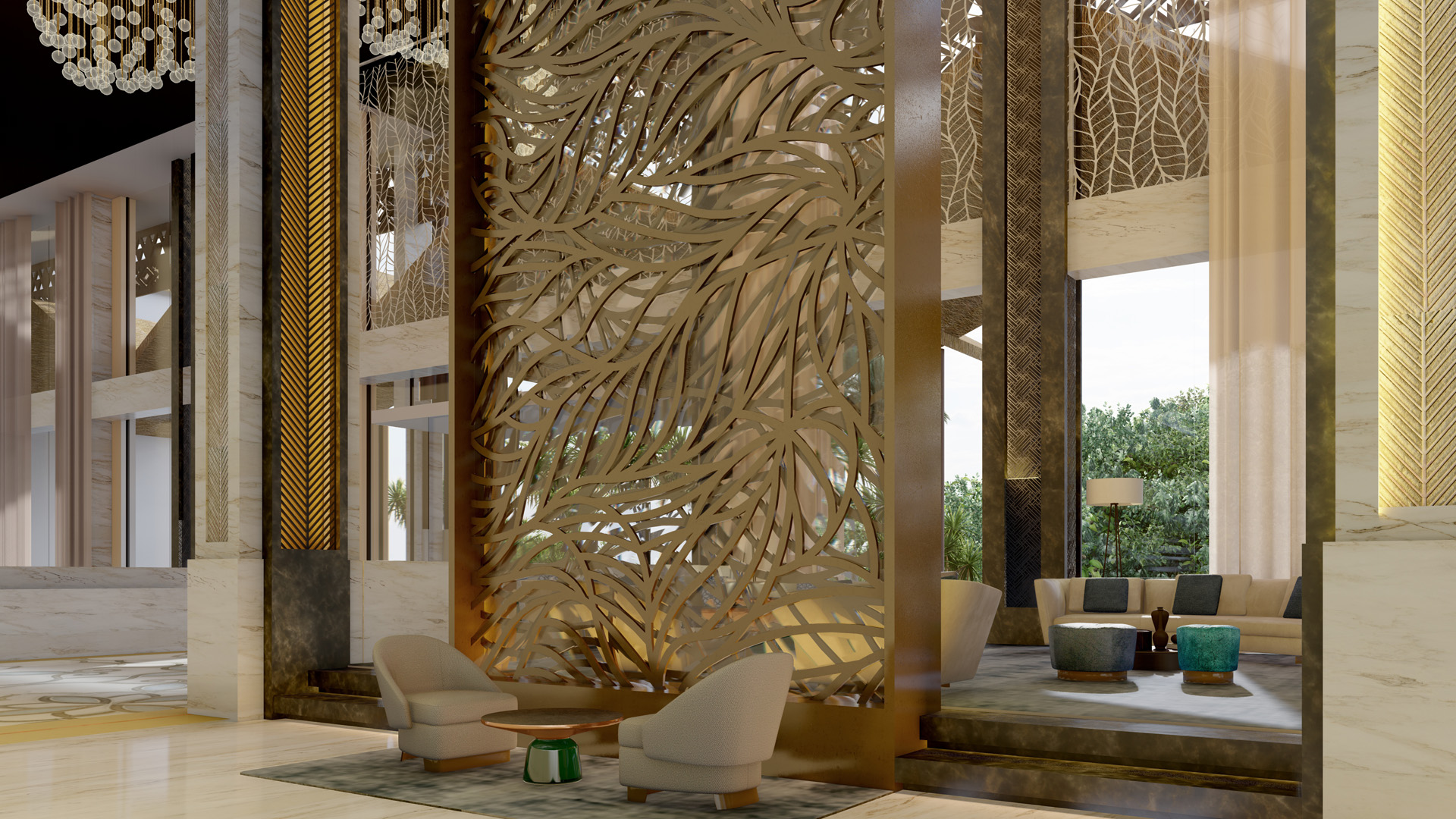 Interior design for a hotel in Bangladesh