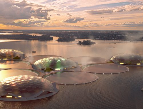 Floating heat-storage islands in Helsinki