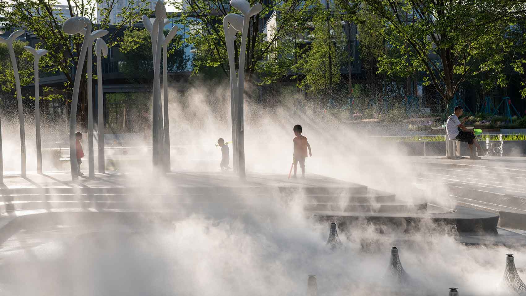 A public “hydropark”: Waterline Park, Chengdu, China (+VIDEO)