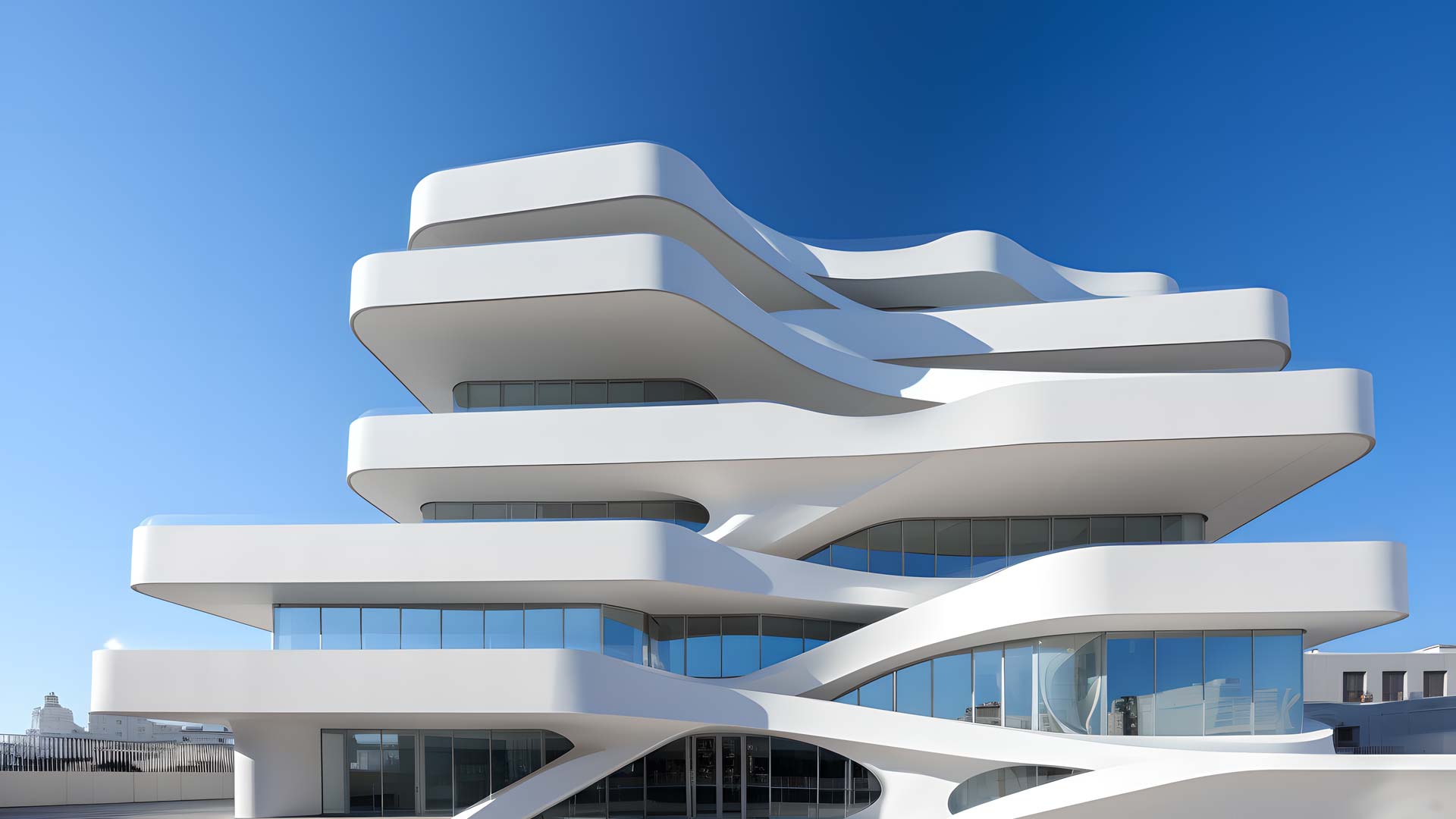 Sculptural architecture, inspiration and creativity