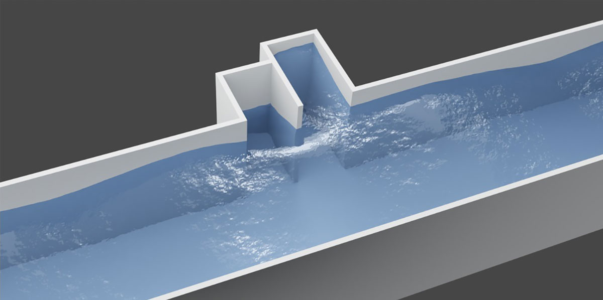 Water physics: perfect coherent wave absorption