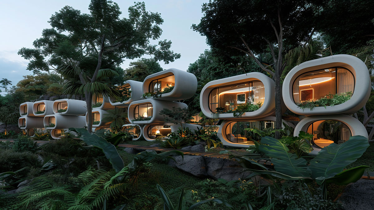 Modular hotel, adaptive design, accessible luxury