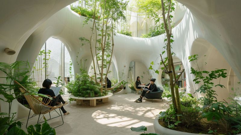 Interior design inspired by the works of Kengo Kuma – Amusement Logic