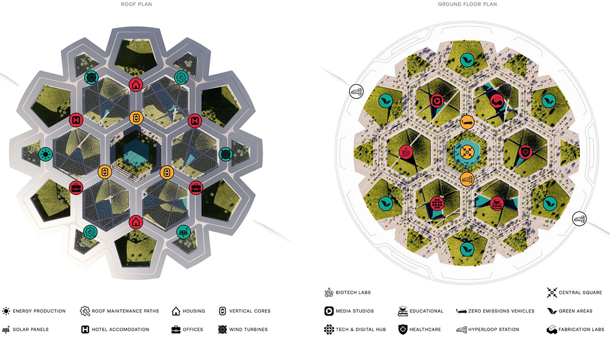 Urban design for an adaptable biotech city 06