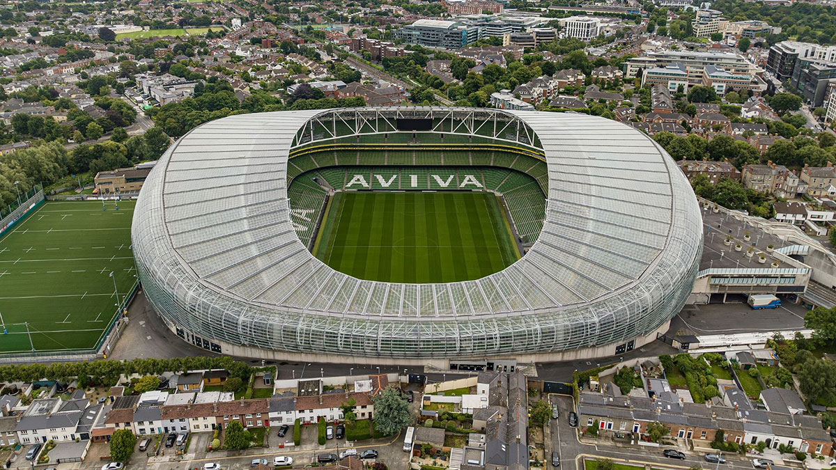 Architectural successes: Aviva Stadium, Dublin, Republic of Ireland