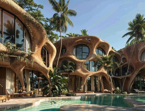 Distinctive architecture: a resort hotel with a unique character