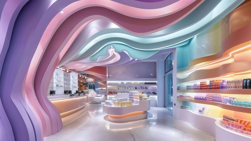 Sea-waves inspired Interior design – Amusement Logic