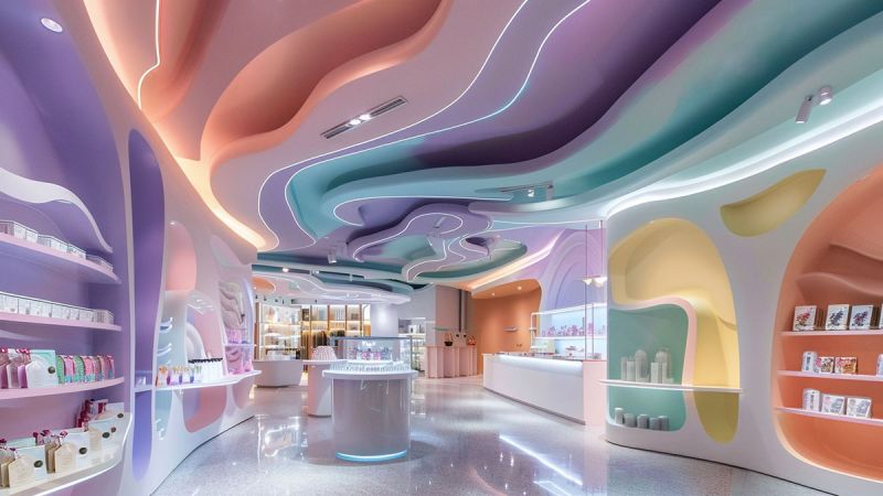 Sea-waves inspired Interior design – Amusement Logic