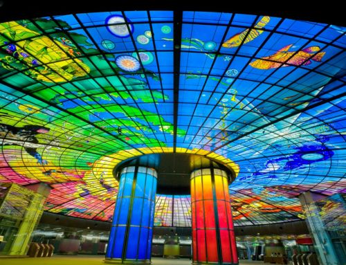 World’s largest illuminated glass dome, Kaohsiung, Taiwan