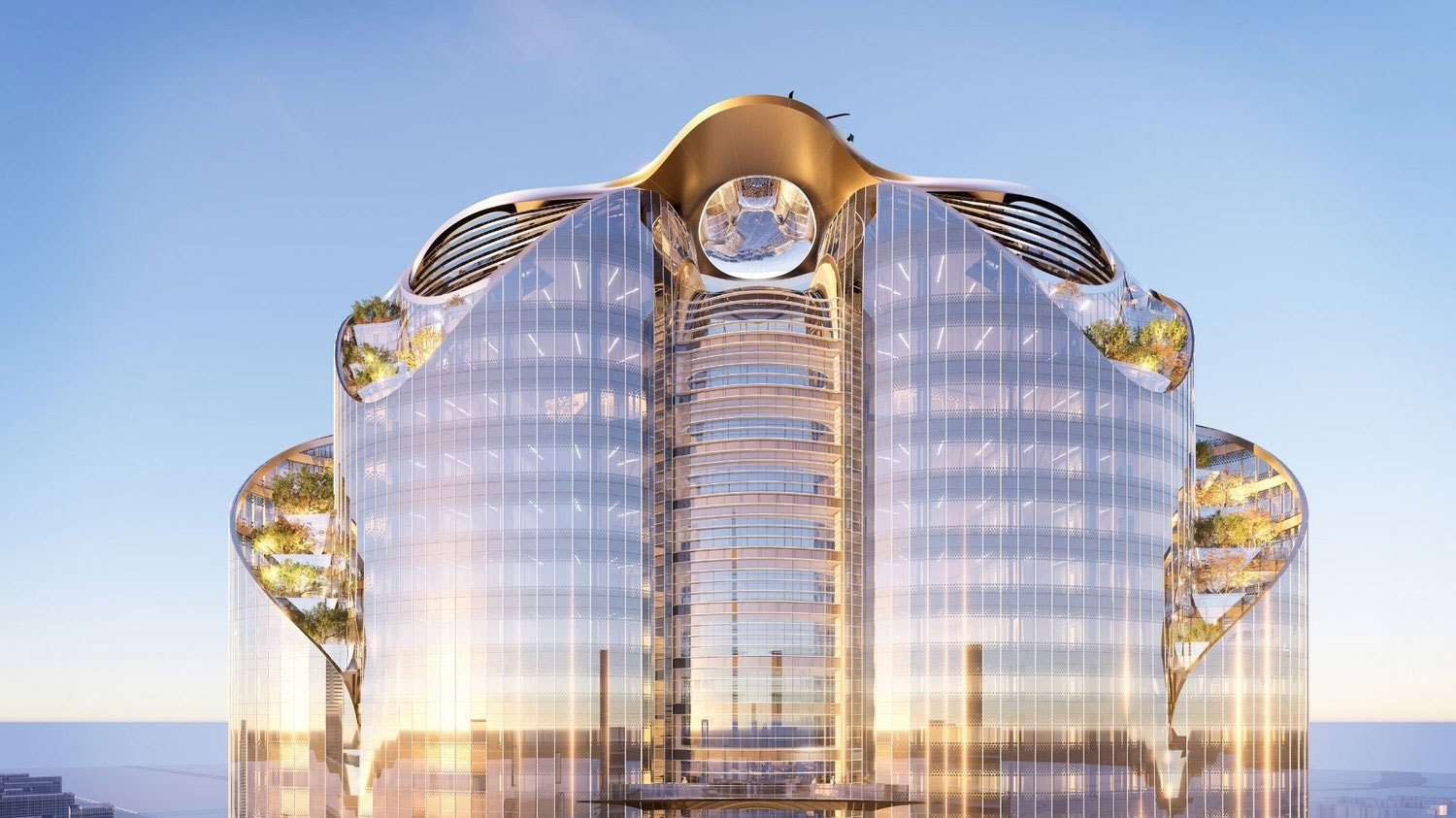 Forbes International Tower, a hydrogen-powered skyscraper