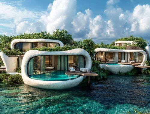 Floating villas, island of luxury