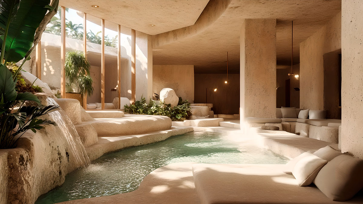 Spa in a boutique hotel