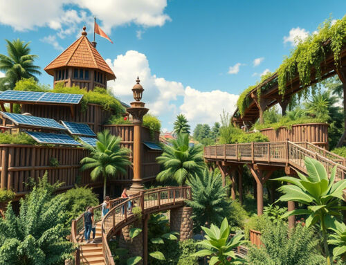 Sustainability in theme parks: materials