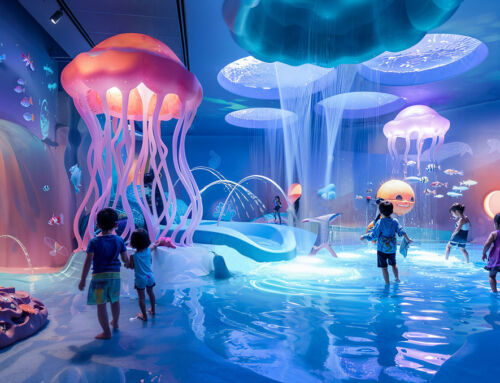 Indoor immersive children’s universes: the bottom of the sea