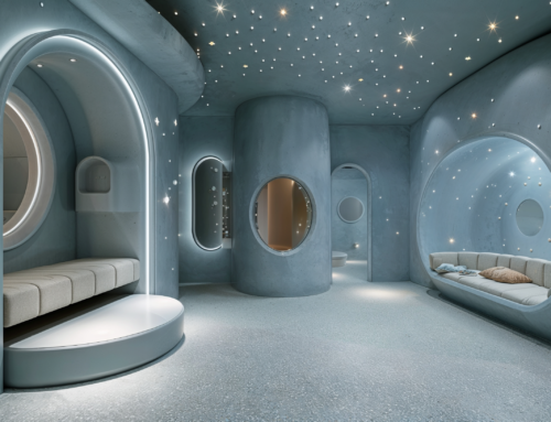 Celestial caprice, spa-bathing in an Arabian villa