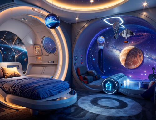 Galactic interior design for little astronauts
