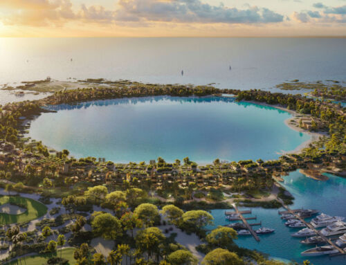 Laheq Island, a residential resort like a “forever garden”
