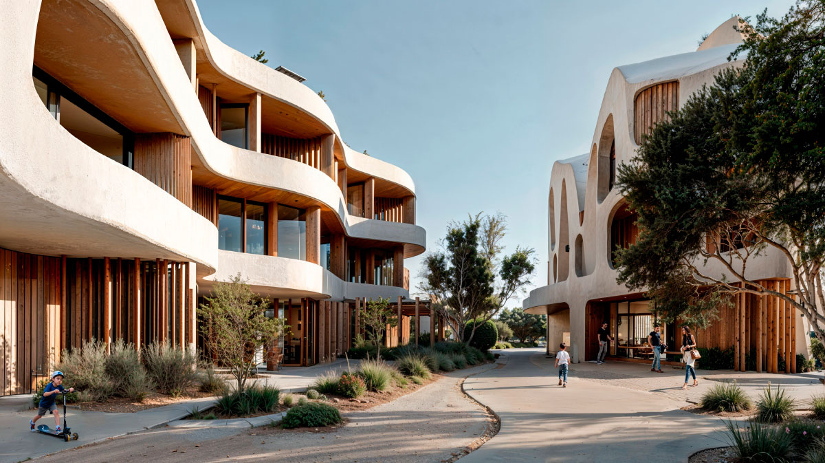 Residential complex on a human scale