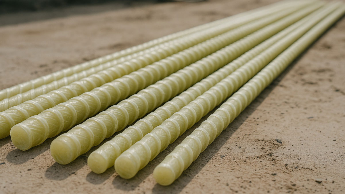 Fiberglass-reinforced polymer, a sustainable alternative in construction