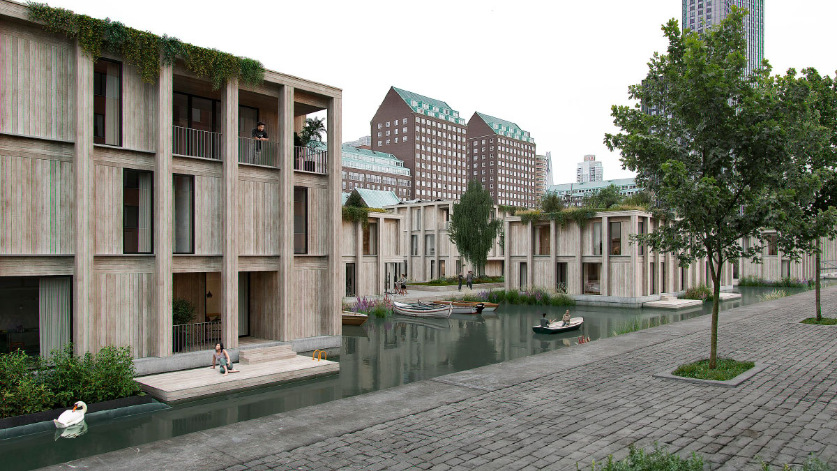 Rotterdam reinvents its historic port with Europe’s largest new floating neighbourhood