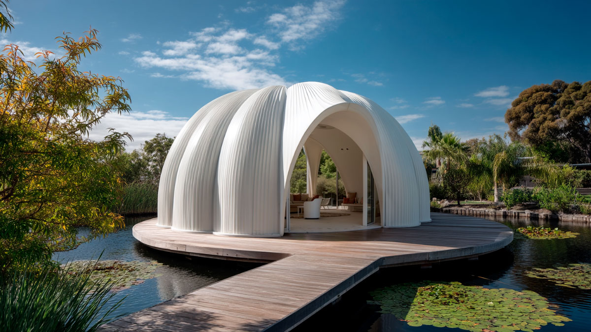 Water Lily Flower Suite, lyrical architecture