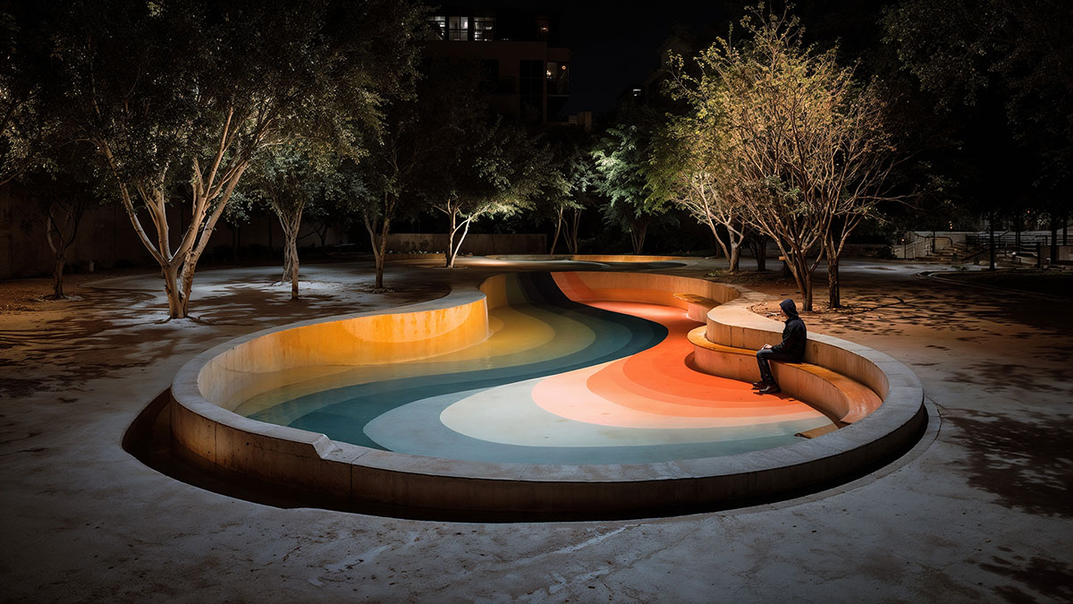 Minimal design, maximum transformation of an urban park