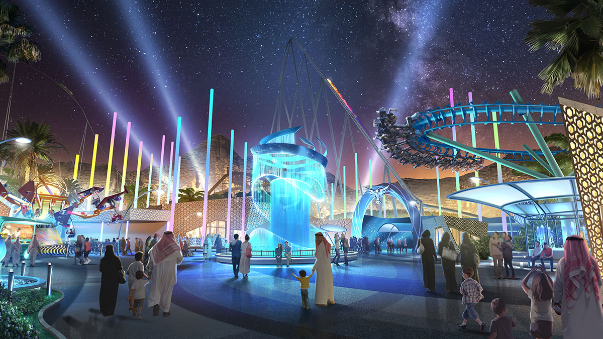 Amusement Logic at Six Flags Qiddiya: a major theming project