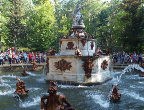 The fountains of the Royal Palace of La Granja de San Ildefonso