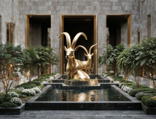Contemplative interior courtyards, emotional design