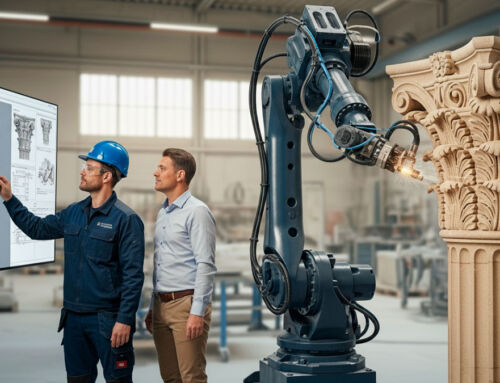 The chisel of the 21st century: the robotic arm in architecture