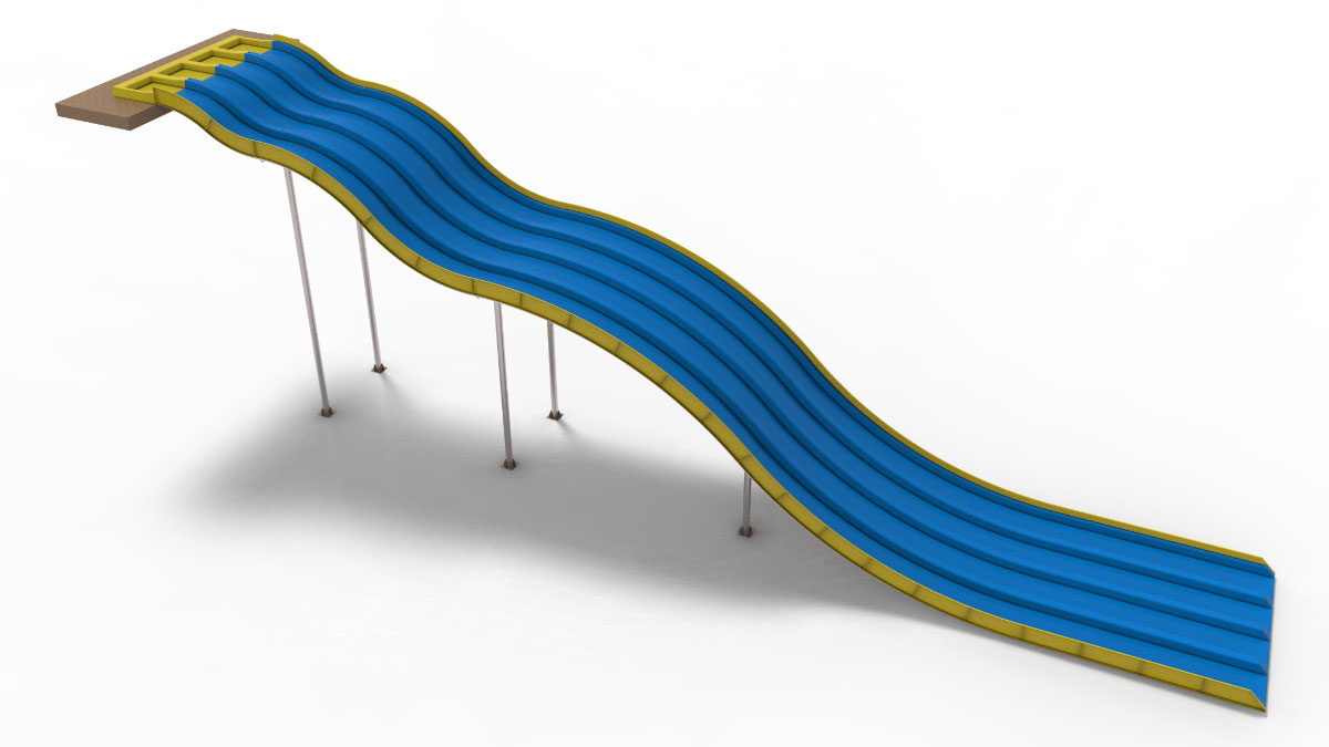 Prefabricated-Soft-Slides-C Prefabricated Soft Slides: Innovation in water park attractions