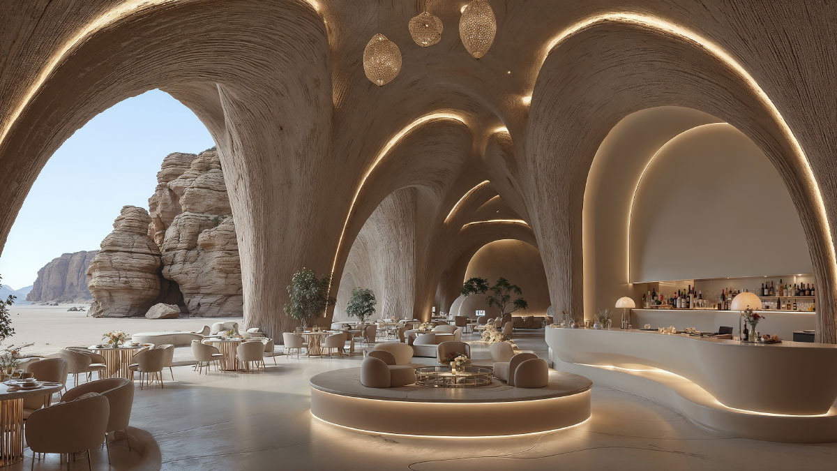 Rock as a raw material for architecture