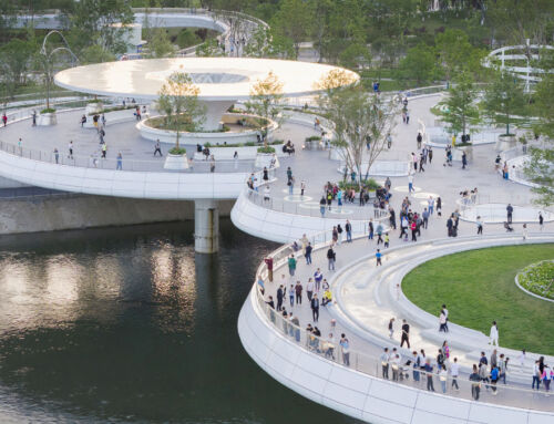 The Jiaozi Pedestrian Bridge, Chengdu, China
