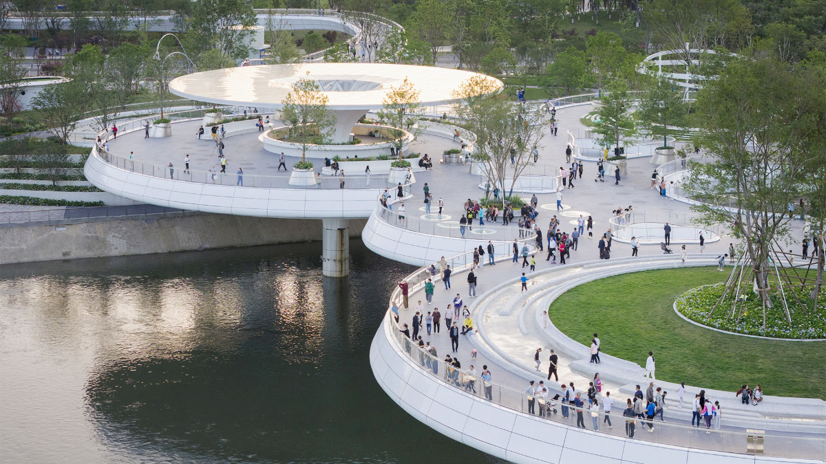 The-Jiaozi-Pedestrian-Bridge_-Chengdu_-China-C The Jiaozi Pedestrian Bridge, Chengdu, China