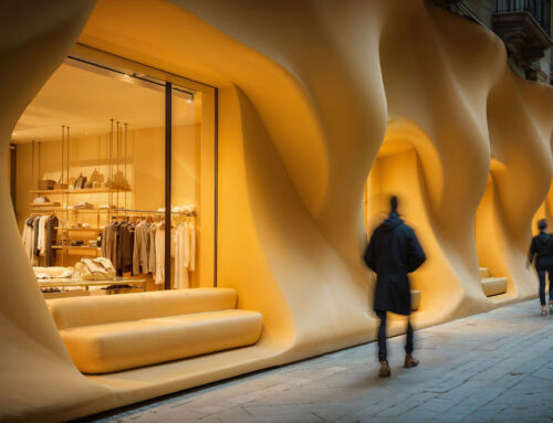 The shop window as street furniture, or street furniture as a shop window