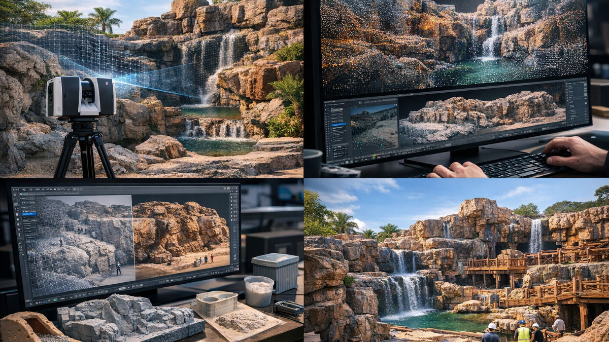 3D scanning applied to theming