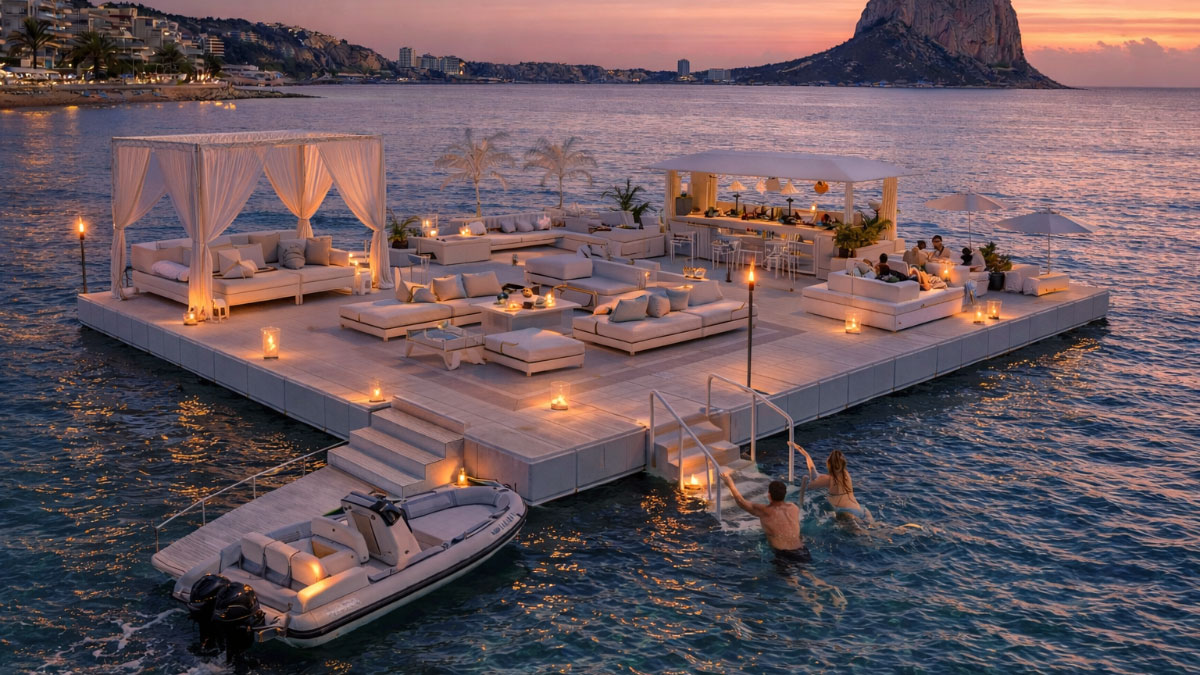 Floating Play System: prefabricated modular floating platforms