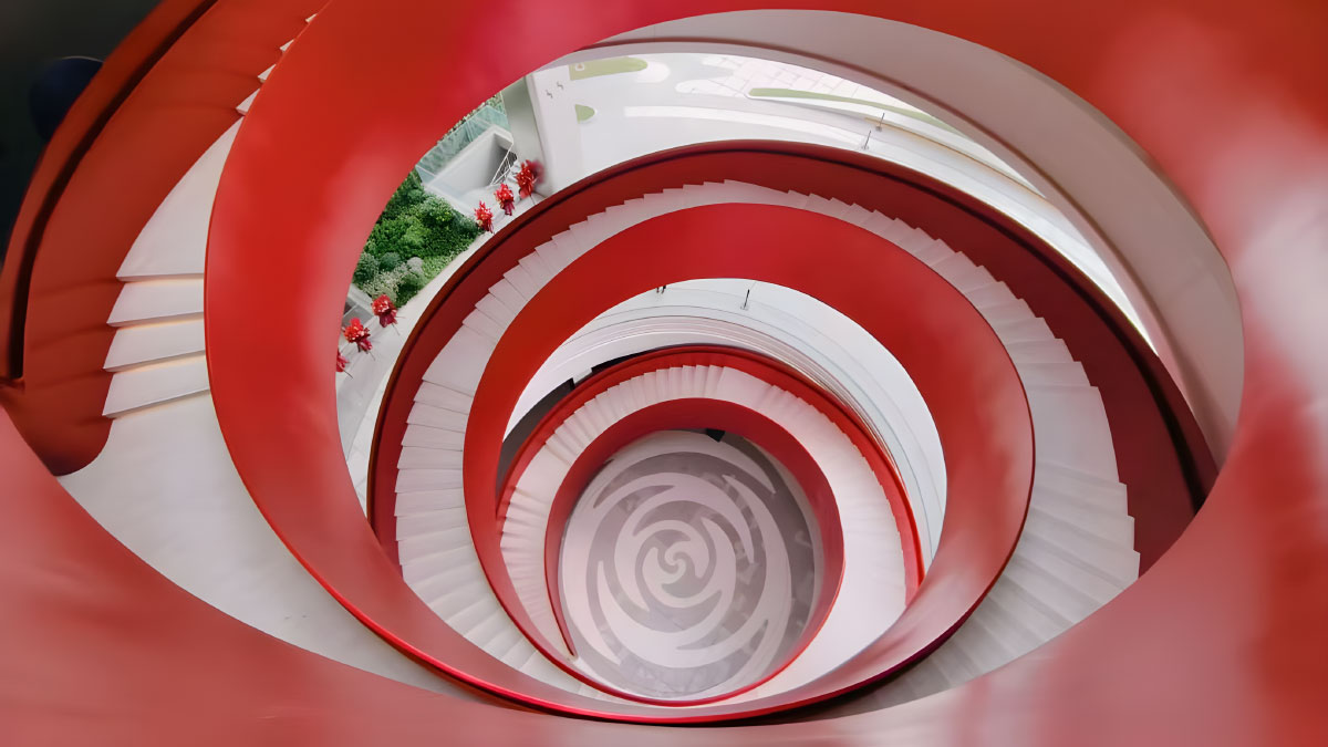 A record-breaking staircase, Guangzhou, China