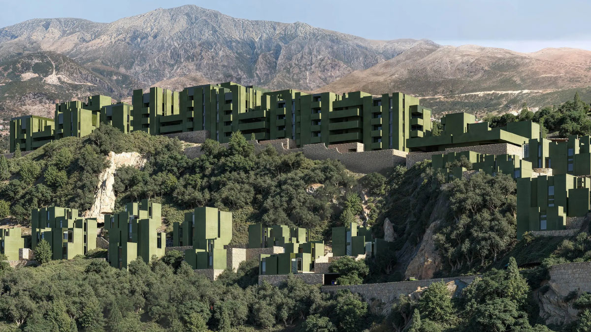 A landscape-inspired holiday resort in Dhërmi, Albania