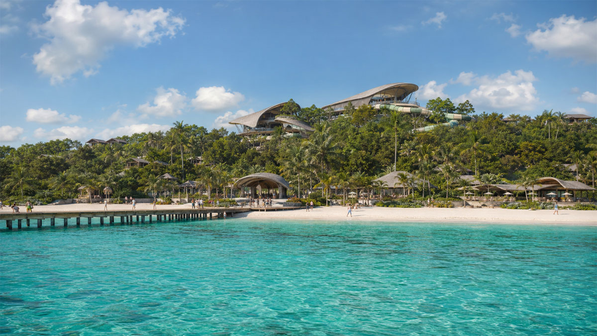 Dynamic models of tourism on private islands