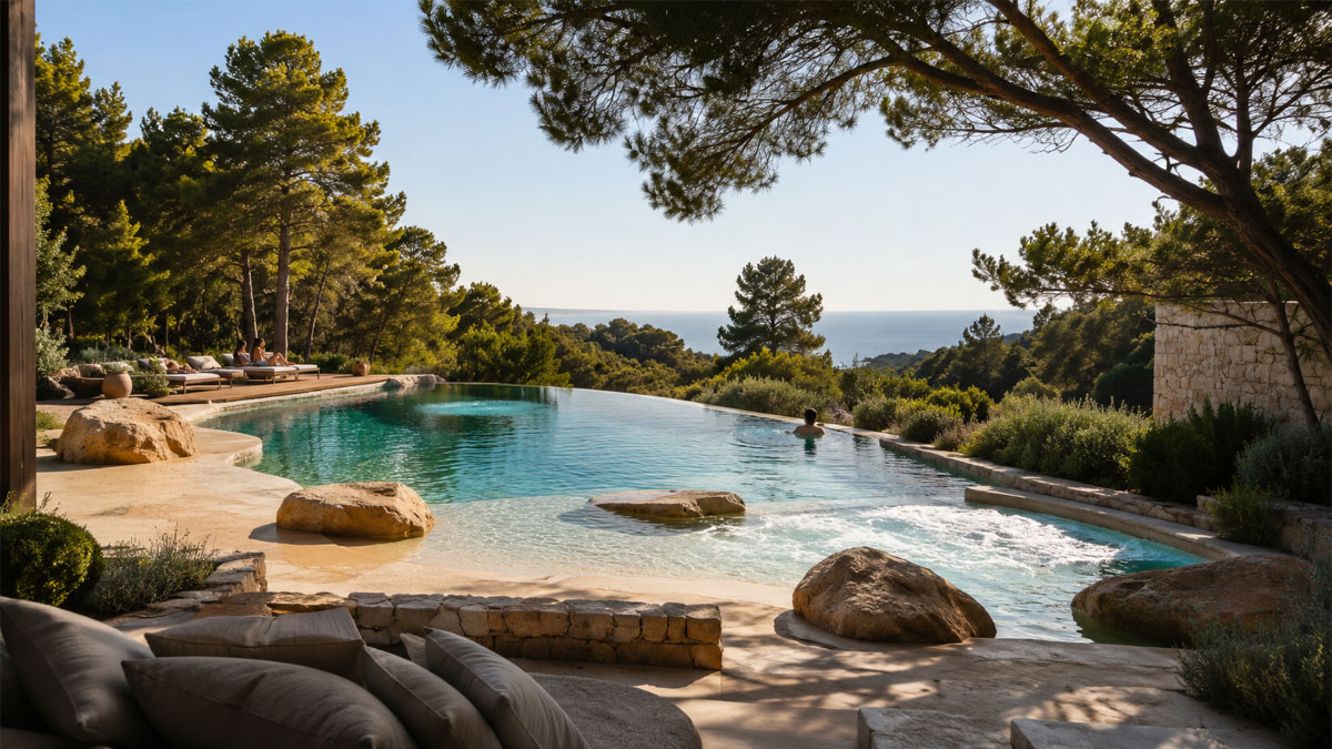 Multiple transformations of private swimming pools