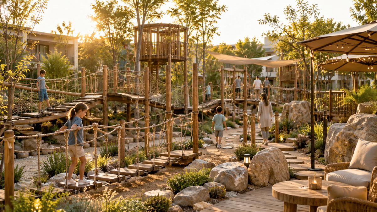 New active experiences at campsites