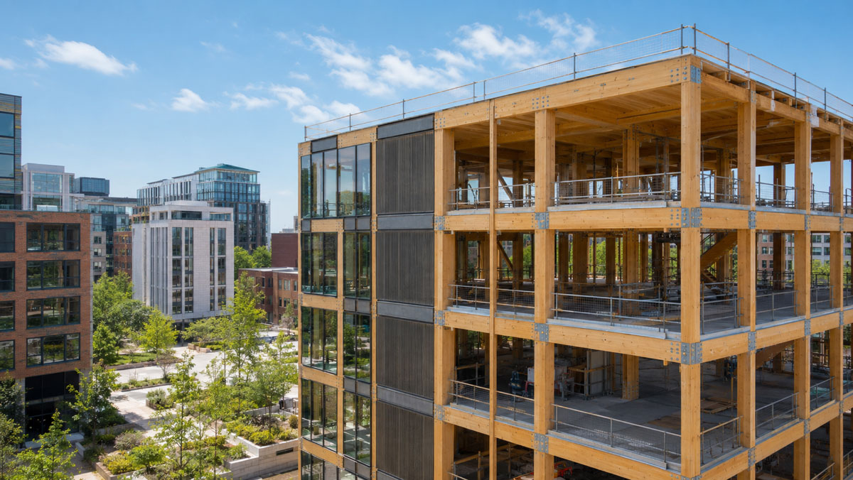 Wooden architecture and construction today